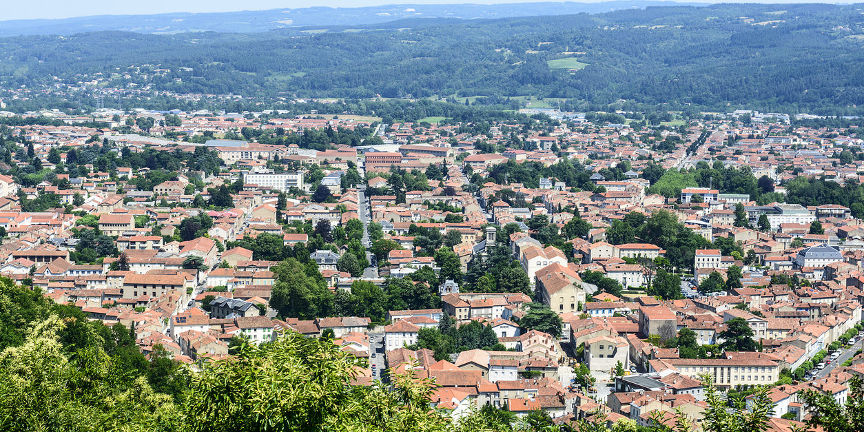 Mazamet (France), panoramic view