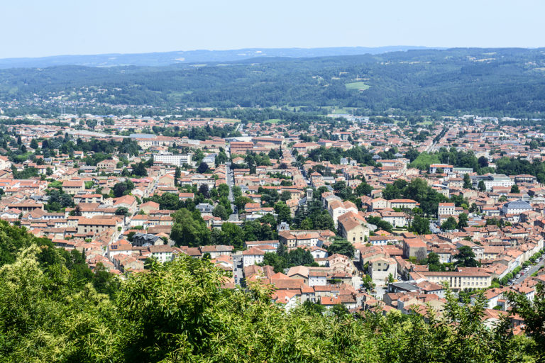Mazamet (France), panoramic view